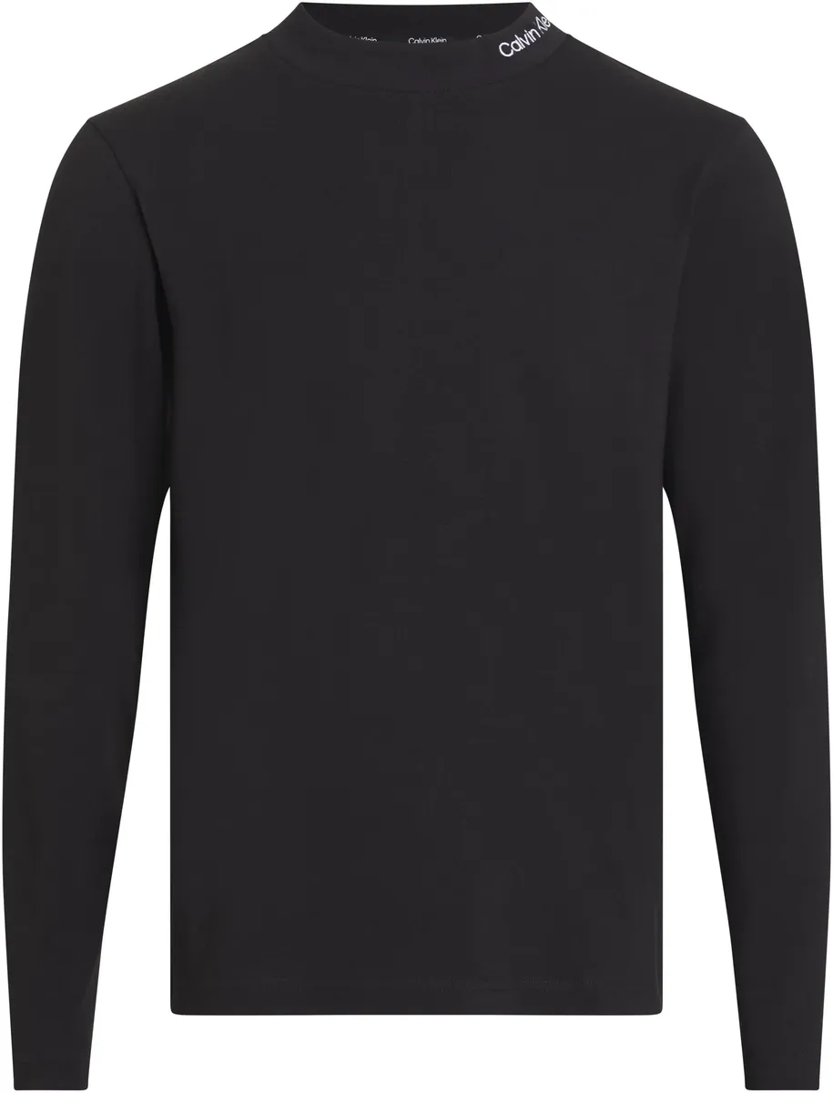 

Рубашка с длинными рукавами Calvin Klein Big&Tall "BT_LOGO MOCK NECK LS T-SHIRT", цвет Ck Black