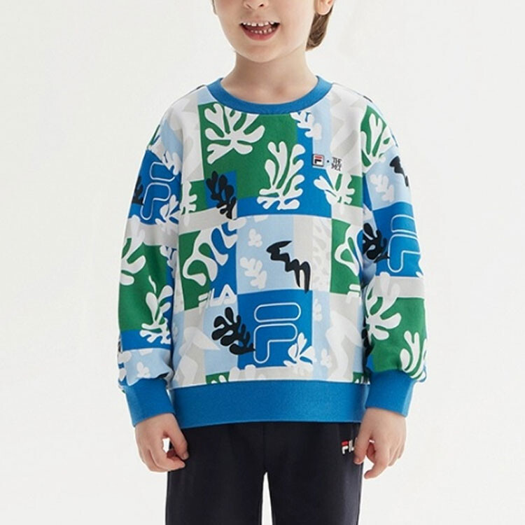 Детская толстовка ФИЛА FILA, цвет Allover Print — фото 3