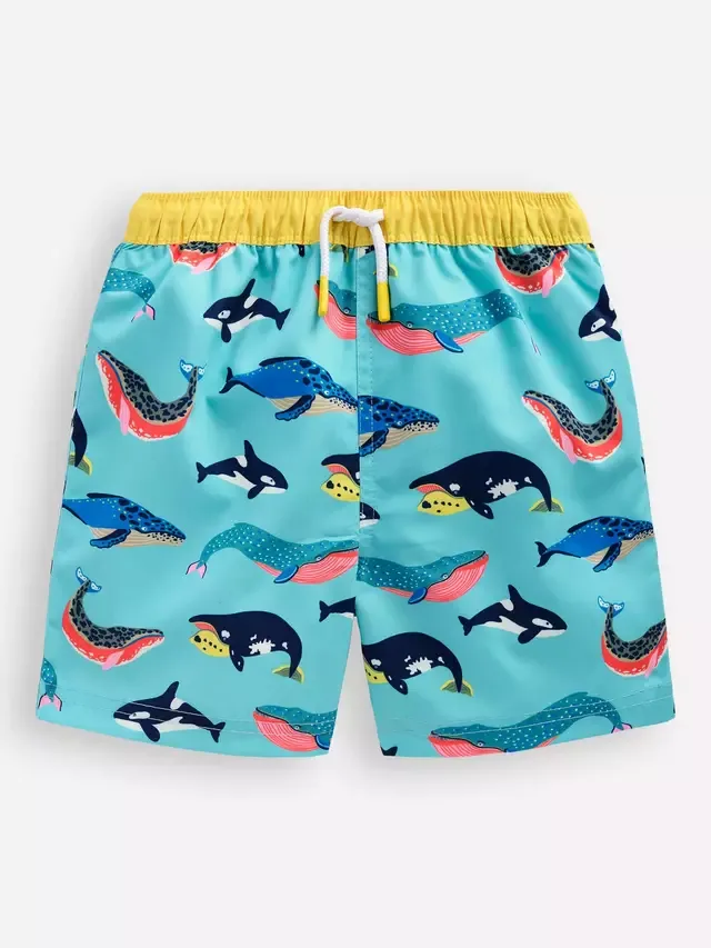 Детские плавательные шорты, синие Mini Boden