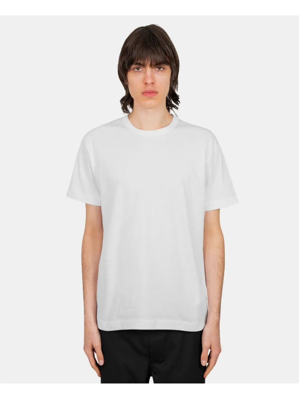 

Футболка с нашивкой в виде сердца Comme Des Garçons Play, белый