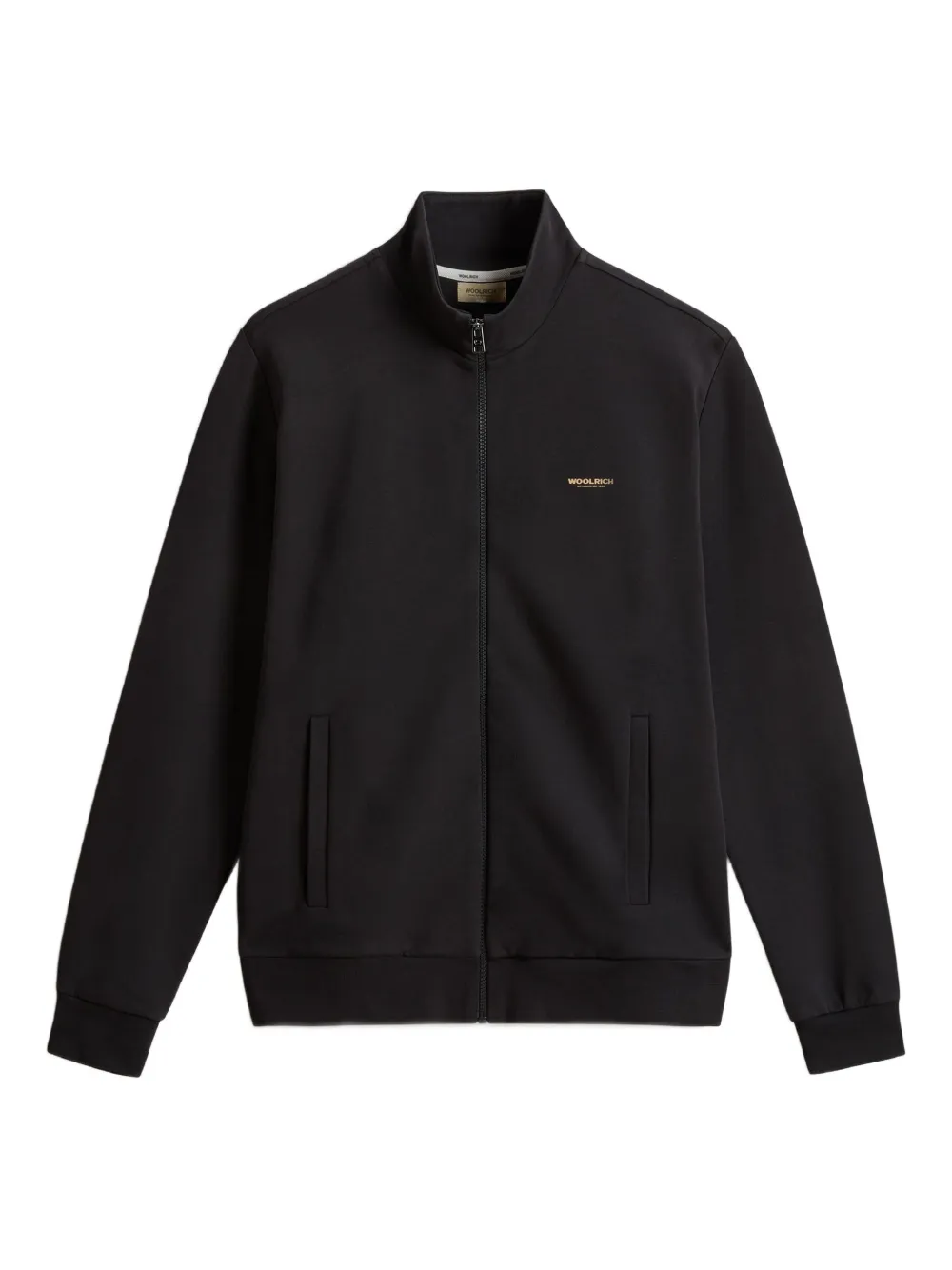 

Толстовка Logo-detail zip-up track top WOOLRICH, черный