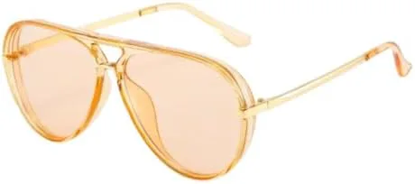 

Солнцезащитные очки унисекс 2027 года, летняя защита от солнца, пылезащита, светло-зеленый цвет, металлический солнцезащитный козырек, зеркальные линзы MTZJH, Coffee