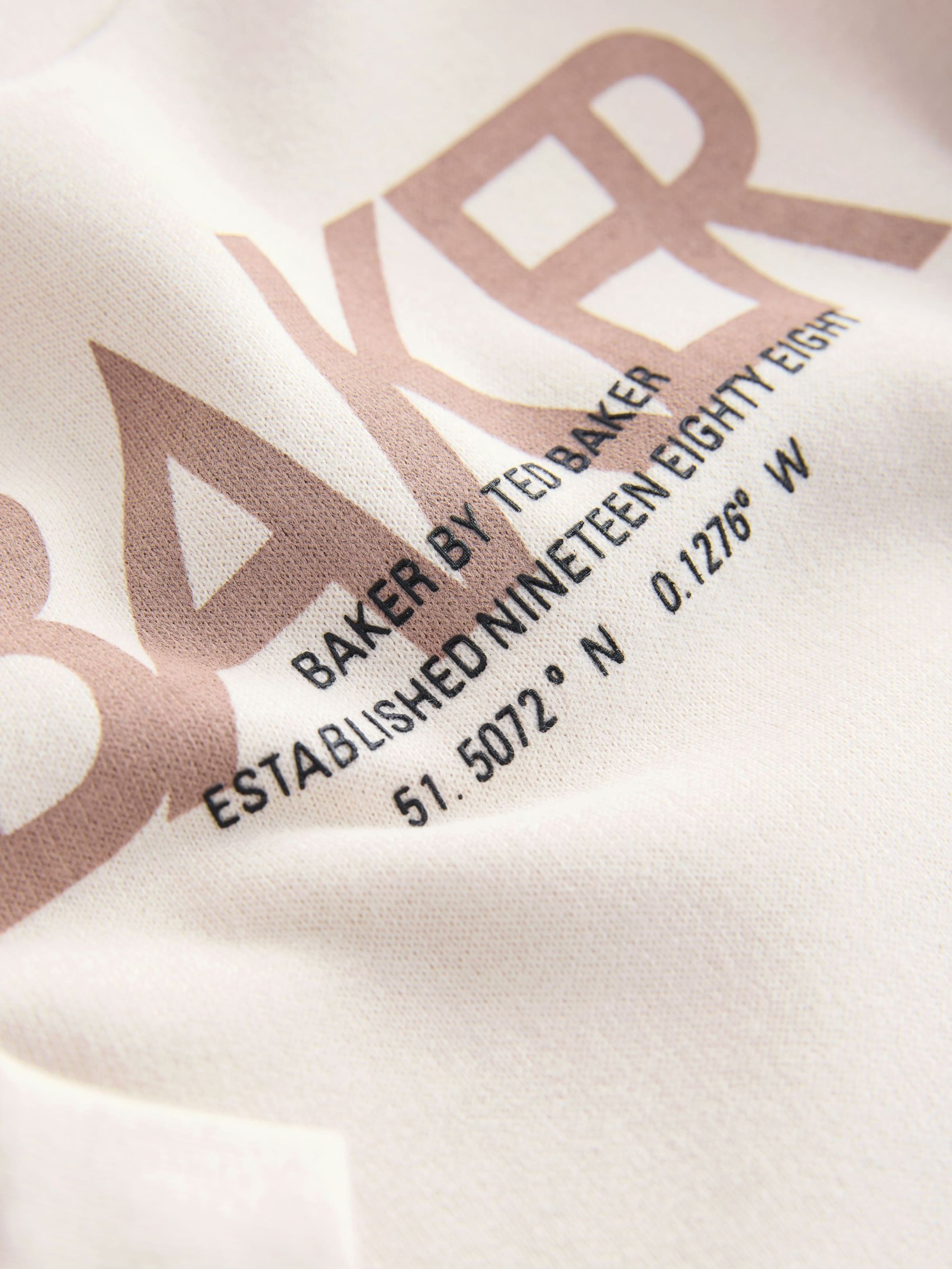 Baker by Ted Baker Комбинезон/Боди бежевого, кремового цвета — фото 3