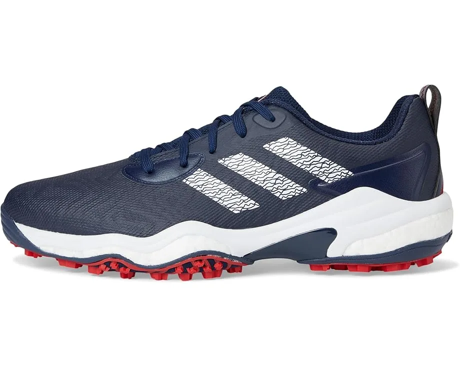 Кроссовки Adidas Golf Codechaos 25 Spikeless Golf Shoes, Collegiate Navy/Footwear White/Better Scarlet — фото 4