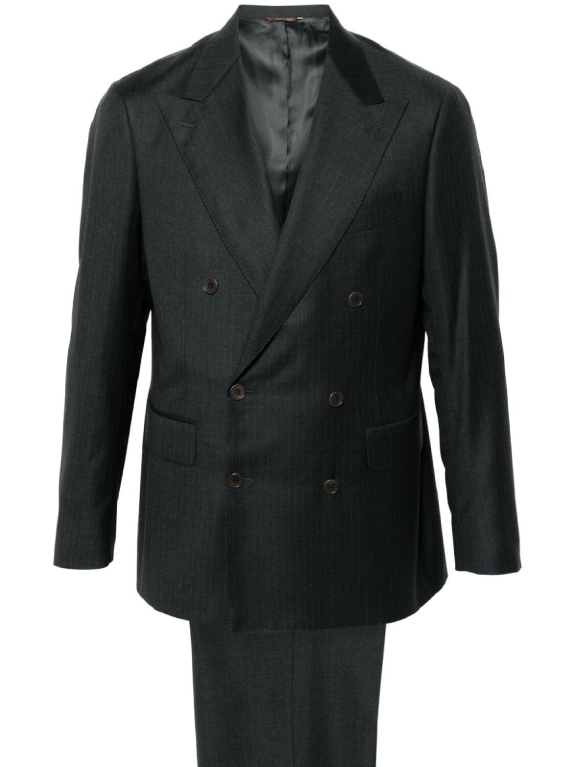 

Canali костюм в тонкую полоску, серый