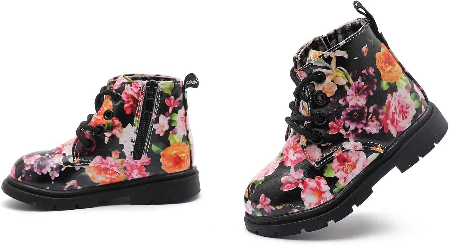 

Детские сапожки, для девочек и мальчиков, обувь, боковая молния, милые ботильоны (малыши/маленькие дети) Mybozz, Schwarz-6661