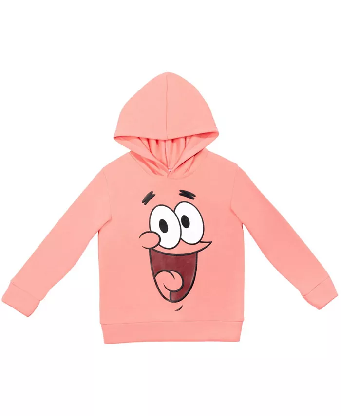 

Детская толстовка с капюшоном для мальчиков SpongeBob SquarePants, розовый