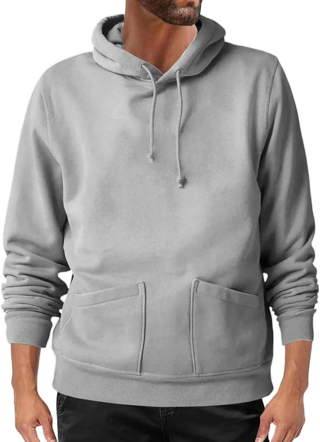 

Толстовка с капюшоном для мужчин, осенняя, больших размеров, легкая