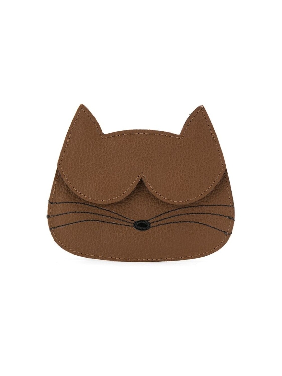 

Sarah Chofakian cat cardholder, коричневый