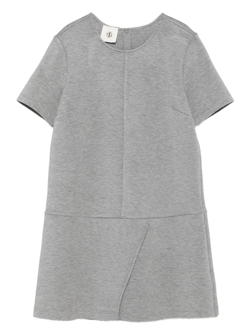 

Красивое мини-платье с короткими рукавами The Garment, серый