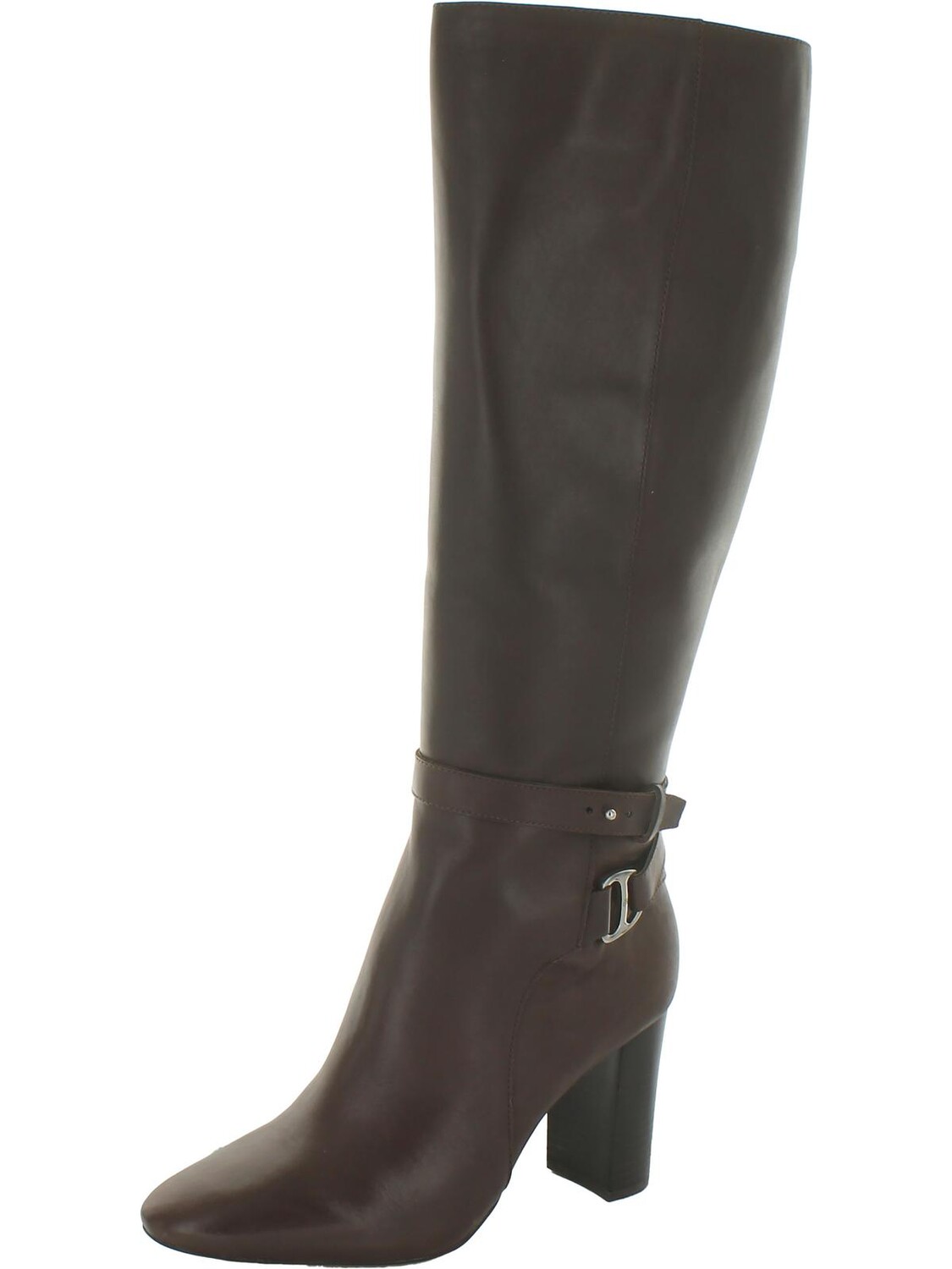

Женские кожаные сапоги до колена на молнии Makenna Lauren Ralph Lauren, цвет Brown Burnished Calf