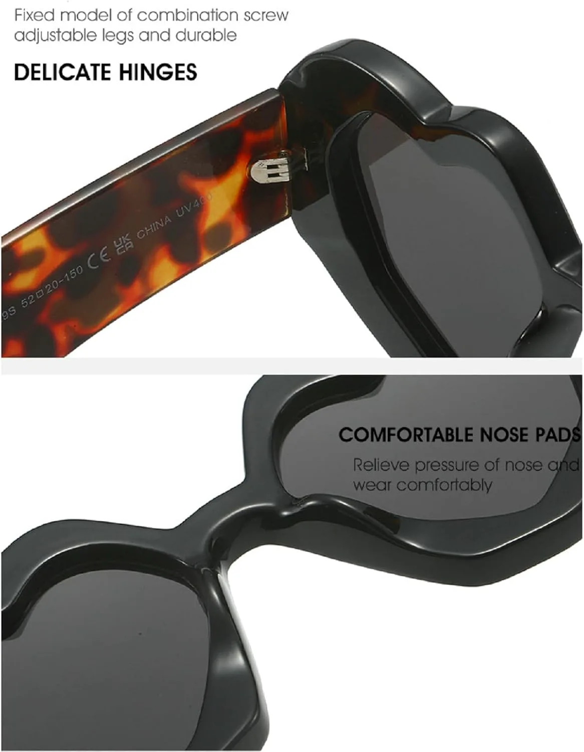 

Солнцезащитные очки в форме сердца в стиле панк Y2K для женщин, тренд 2024 года, со стразами, солнцезащитные очки для вечеринок, уличный стиль mincl, Brown