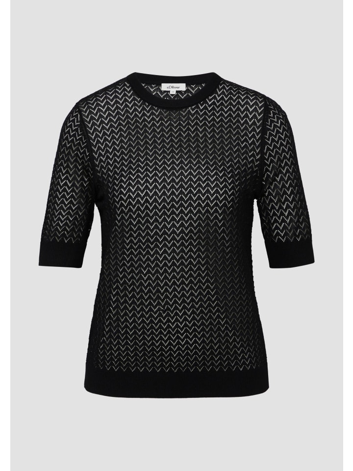 

Вязаный свитер в цвете 9999_черный s.Oliver