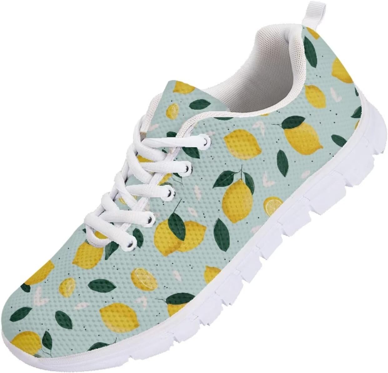 

Кроссовки Funnydude Funny Print для мужчин, дышащие, легкие, противоскользящие, для бега, тренировок и путешествий, Lemon