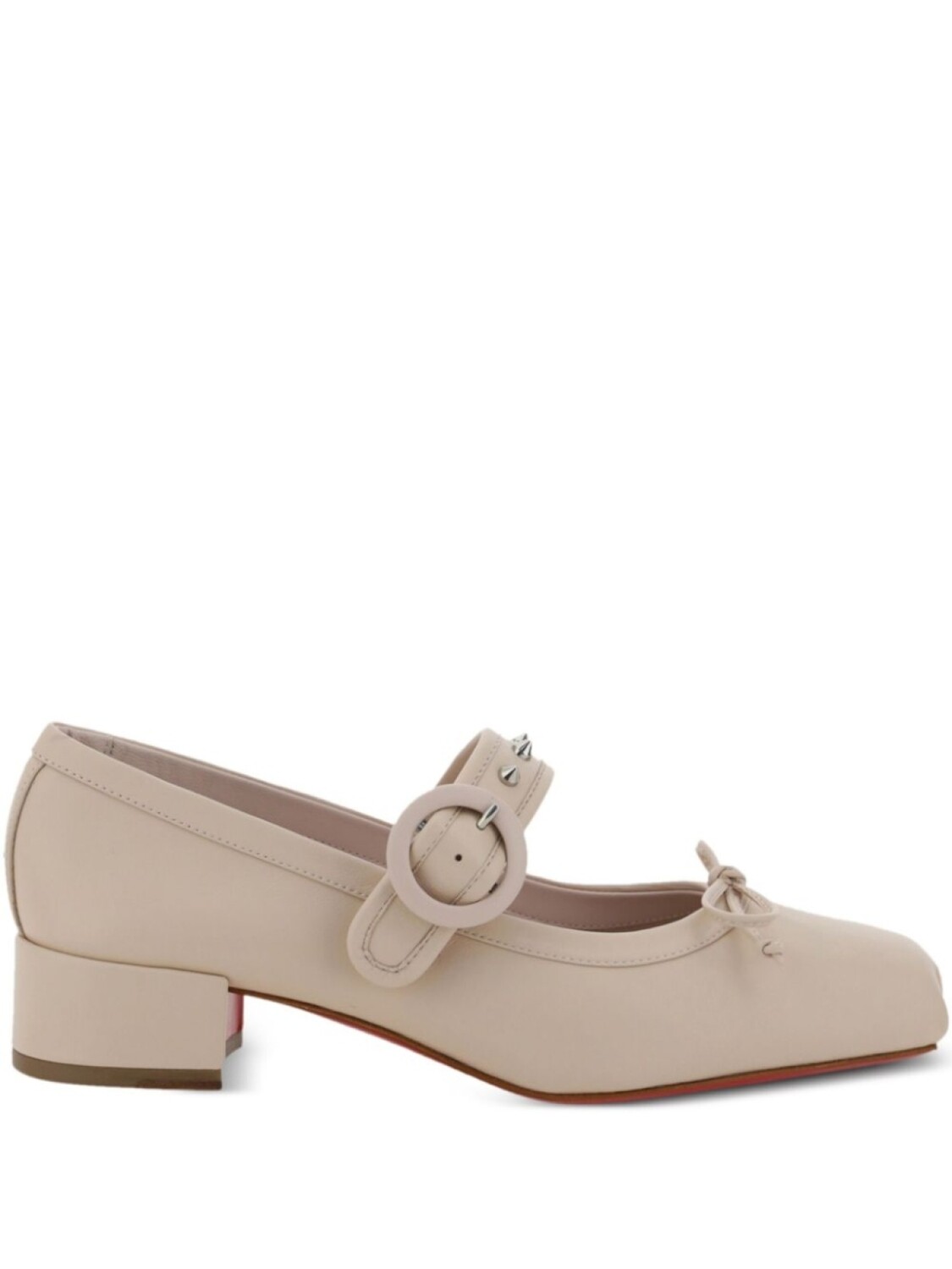

Туфли-лодочки Mamastrapita 30 мм Christian Louboutin, нейтральный цвет