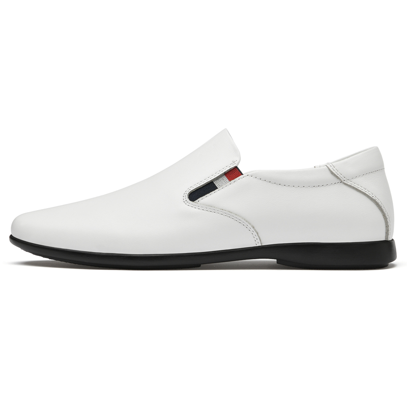 

Eminu Мужские белые кеды низкие, цвет White