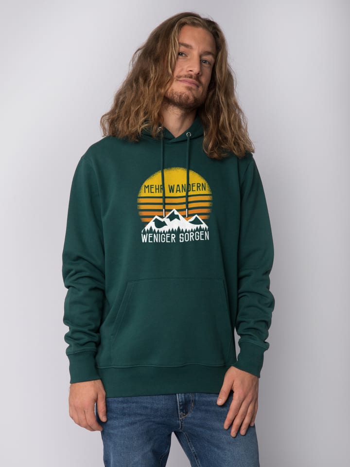 

Толстовка wat Apparel Sweatshirt Mehr Wandern, цвет Glazed Green