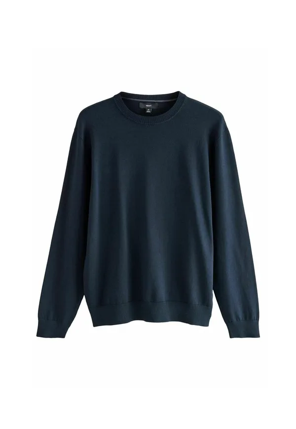 Джемпер стандартного кроя с круглым вырезом Next, Navy Blue