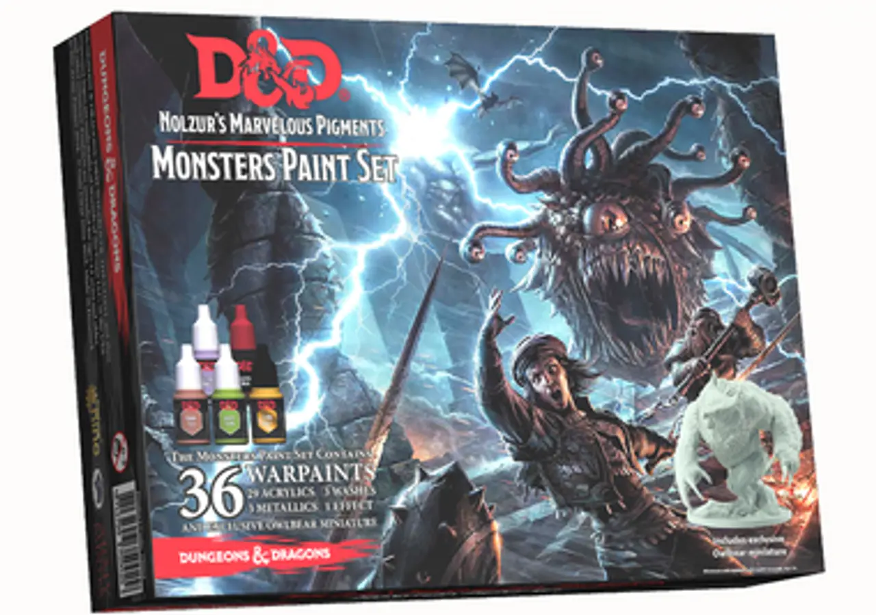 

Аксессуары Dungeons & Dragons: Nolzur’s Marvelous Pigments - Monsters Paint Set