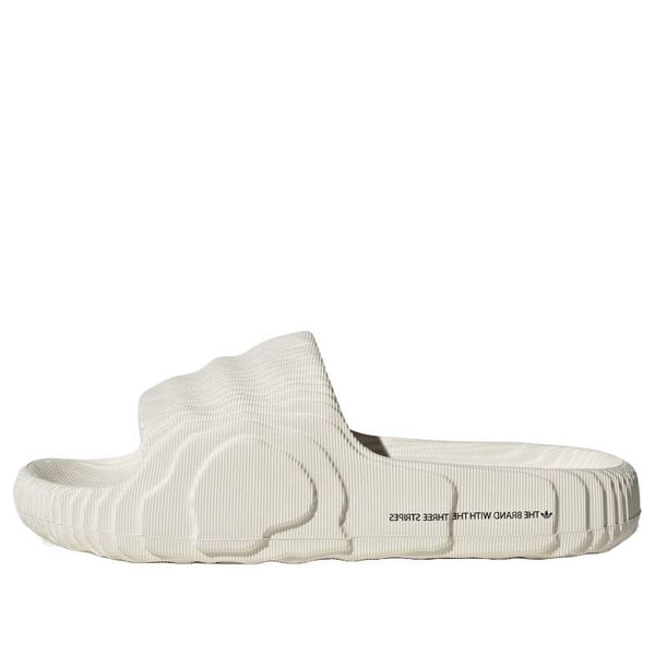 Тапочки adilette 22 slides 'off white' Adidas, белый