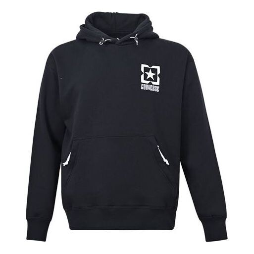 

Толстовка Men's Converse Contrasting Colors Logo Fleece Sports Black, черный