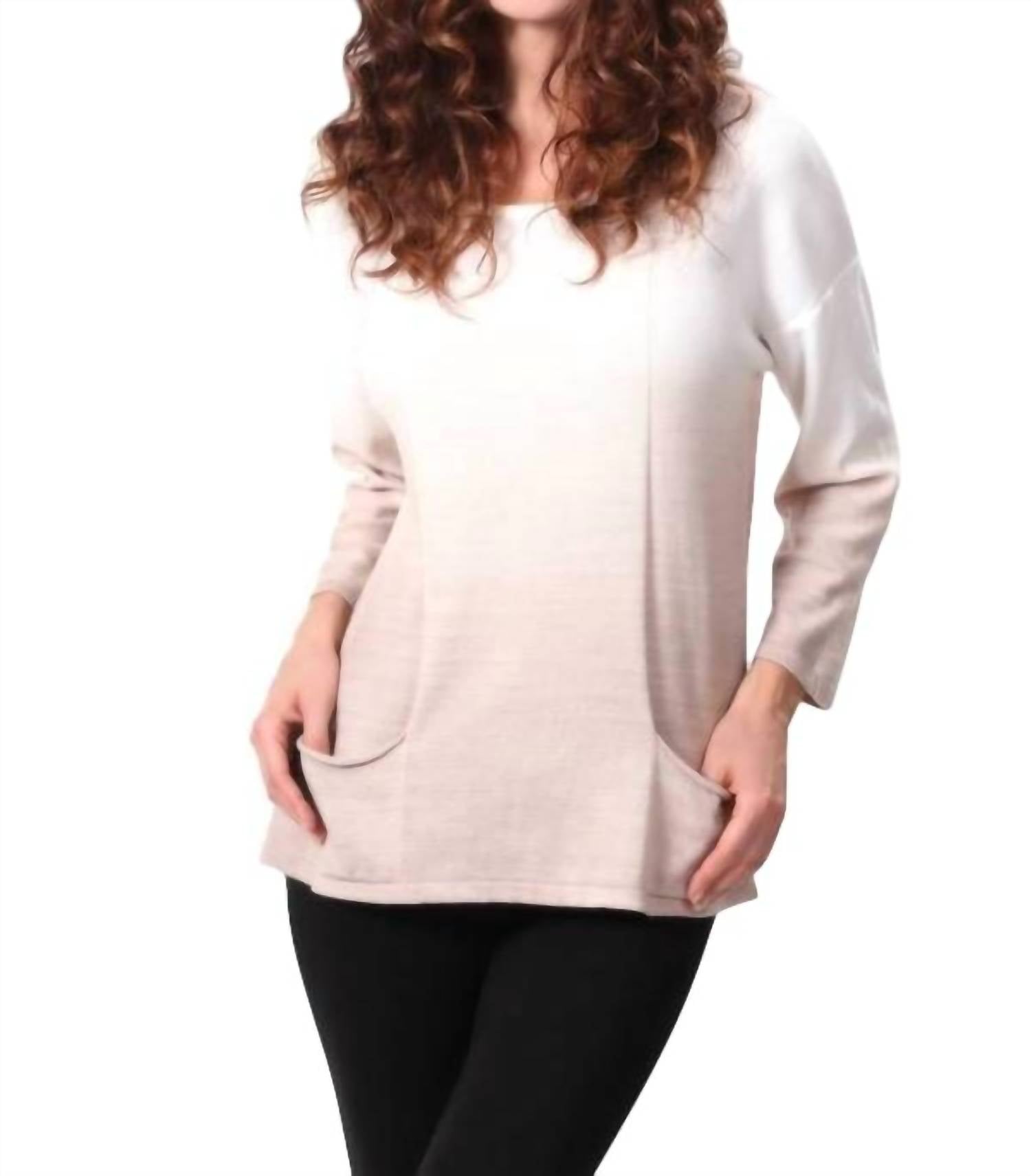 

Топ с карманами Ombre в цвете Taupe ANGEL, серо-коричневый