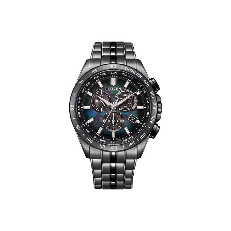 

CITIZEN Часы Solar Quartz Movement Unisex Black Dial, CB5878-56E Black