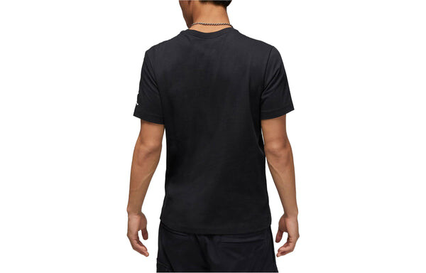 Футболка Air Jordan Embossed Air Crew T-Shirt 'Black', черный — фото 2