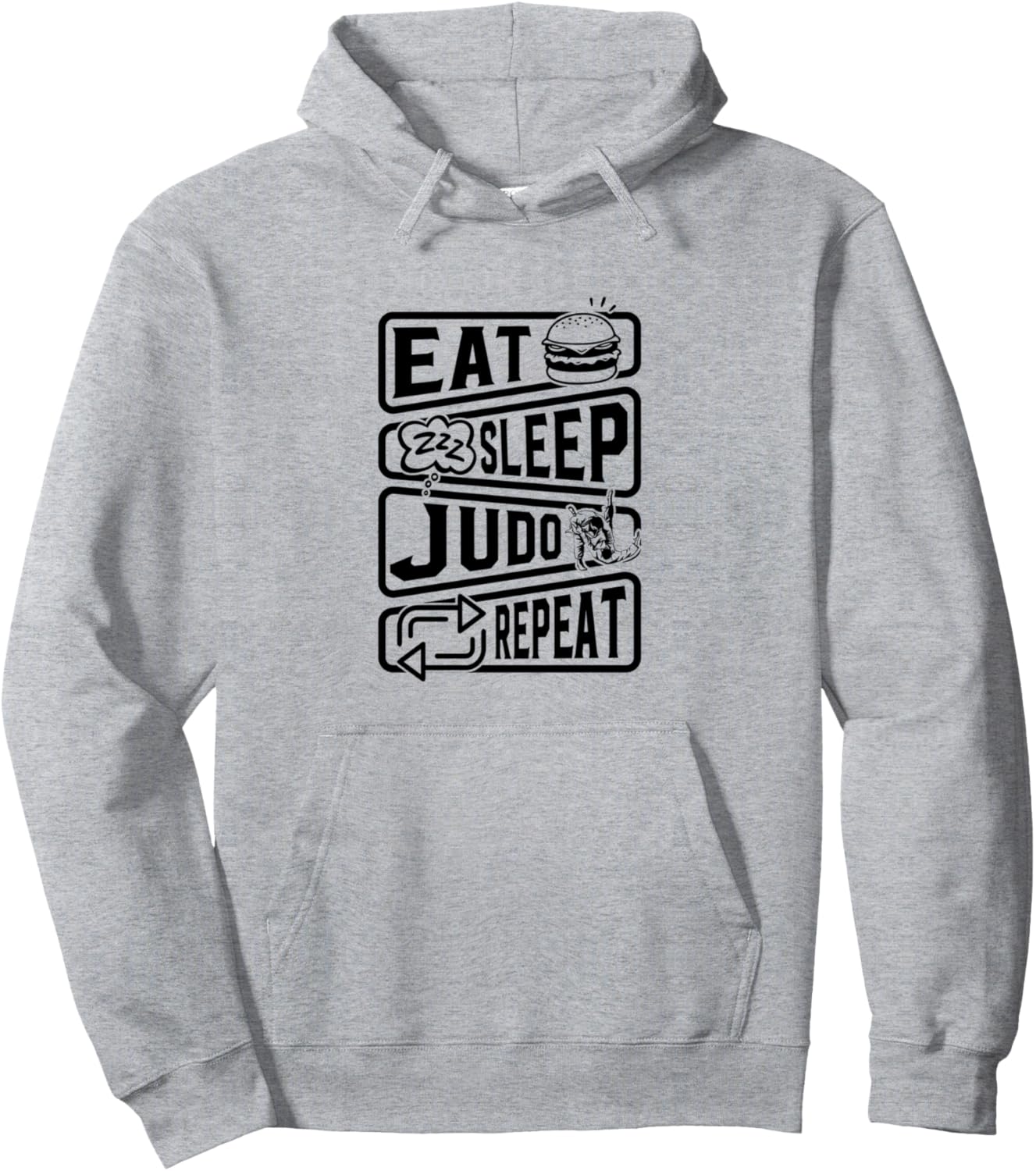 

Ешь, спи, дзюдо, повторяй, дзюдо, боевые искусства, дзюдо, худи Judo Lover Judo Fighter Judo Martial Arts, серый