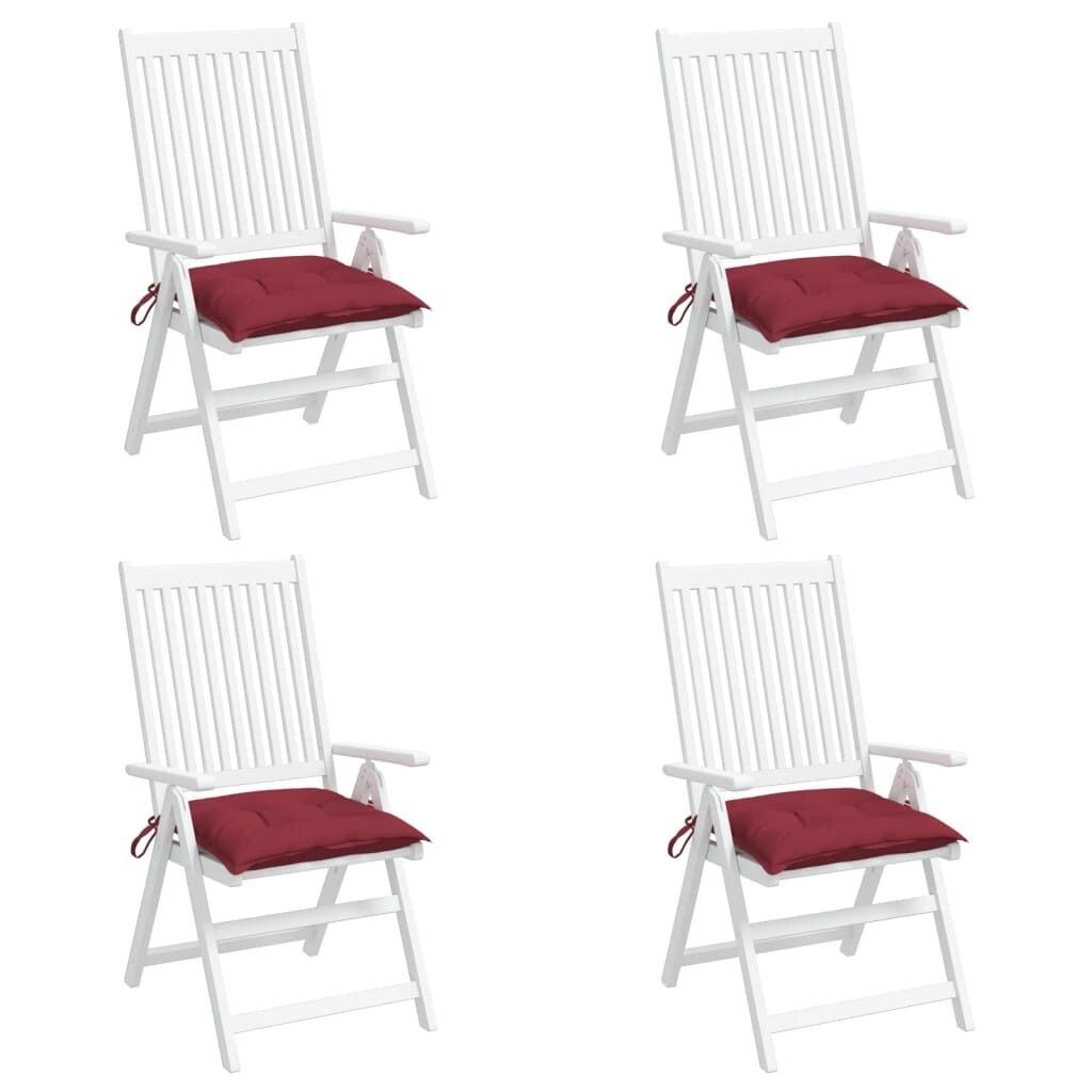 

Подушки-паллеты 4 шт. Красный 50х50х7 см. Ткань Оксфорд. DKD HOME DECOR