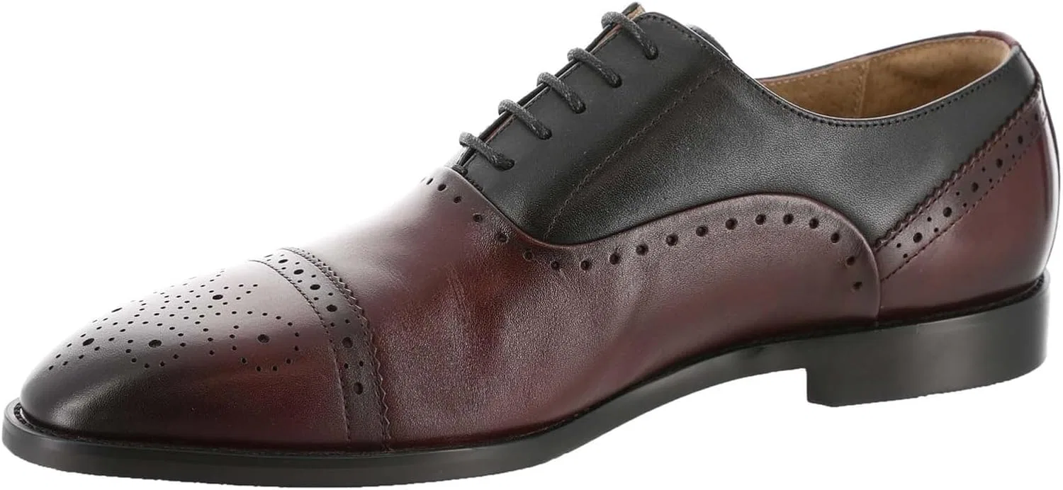 Оксфорды Stacy Adams Herren Reynolds с завышенной талией и шнуровкой, Burgundy Multi — фото 4