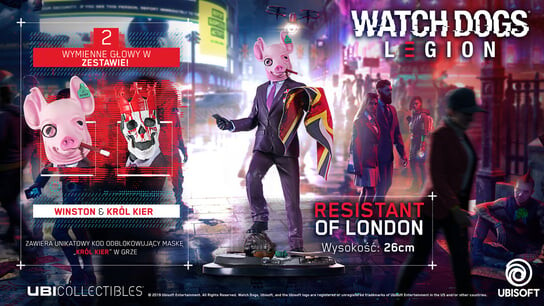 

Статуэтка, Ubisoft, Watch Dogs: Legion Resistance of London