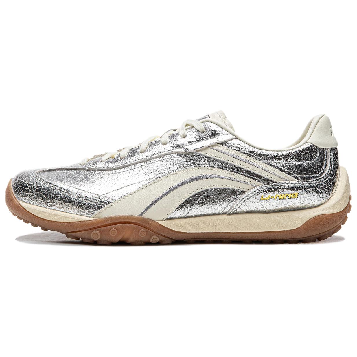 

LINING Heartflow Abrasion Resistant Balance Lightweight Low top Casual Shoes Unisex Silver