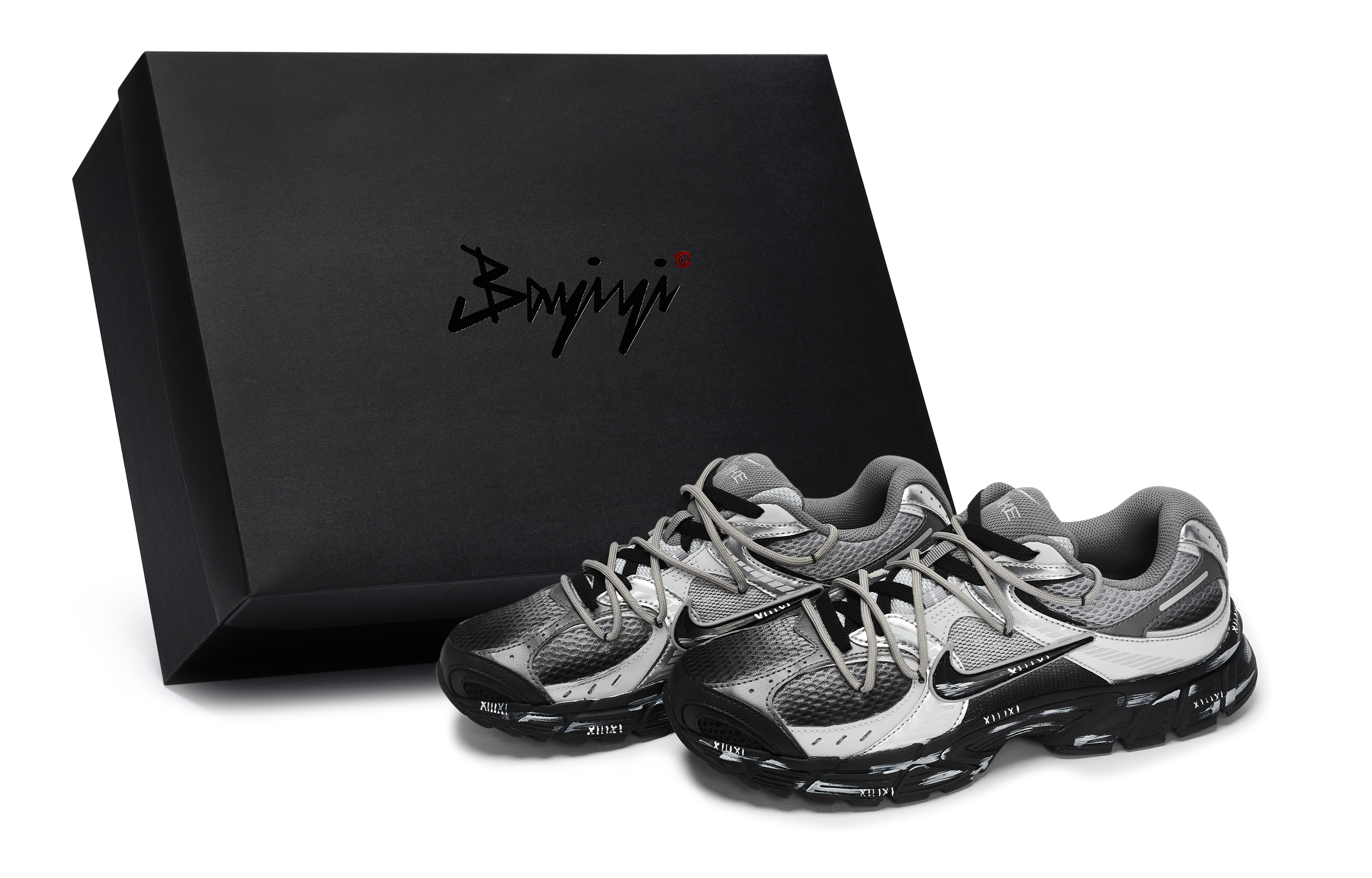 

Nike Кроссовки для бега V5 RNR с низким верхом, устойчивые к истиранию, мужские, черно-серые
