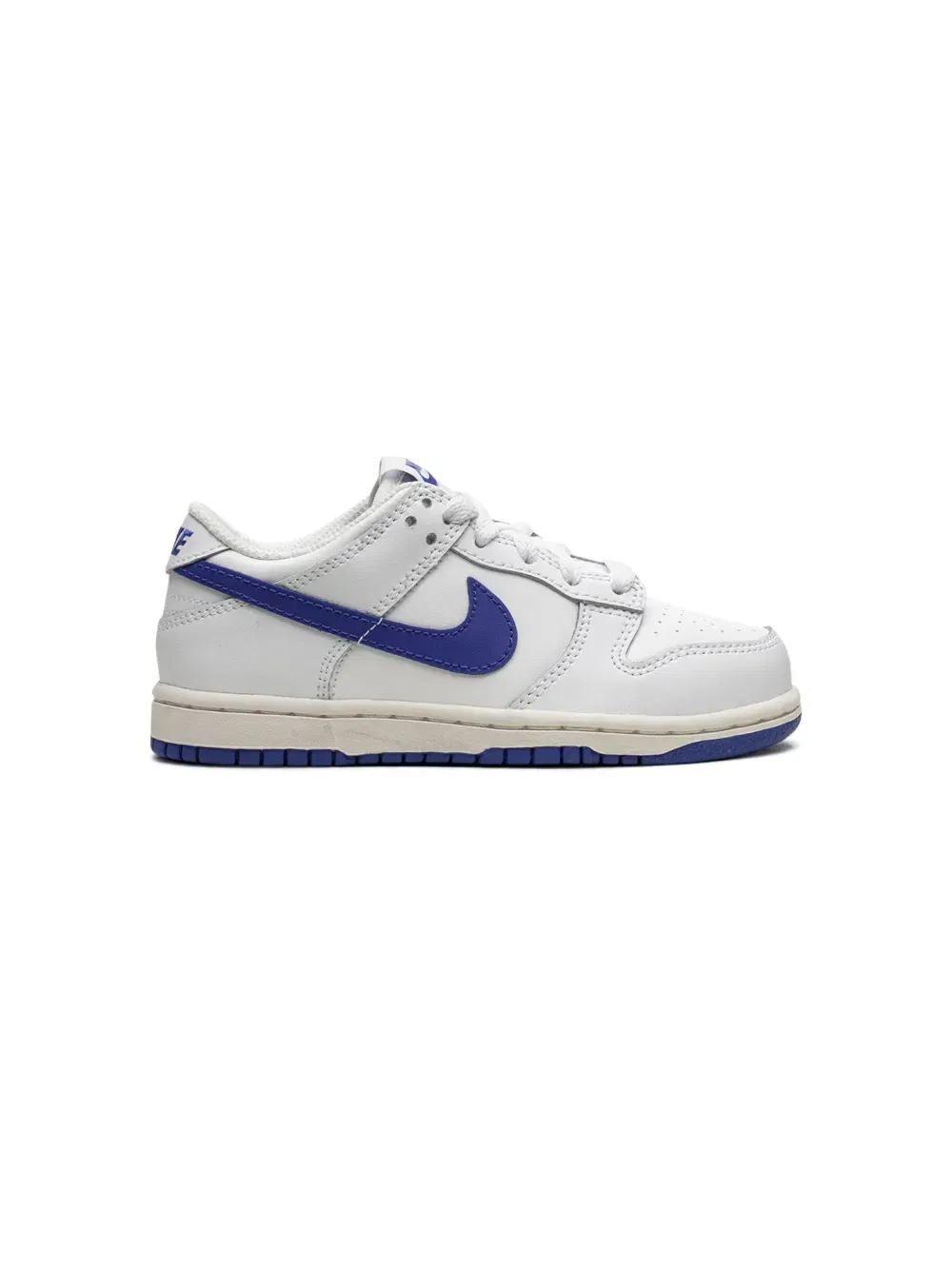 Низкие кроссовки Dunk в расцветке «Summit White/Hyper Royal» Nike Kids, белый — фото 2