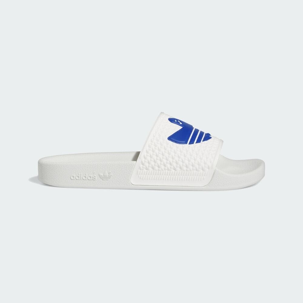 

Шлепанцы Adidas Schmoofoil sandals, цвет White/Team Royal Blue/White