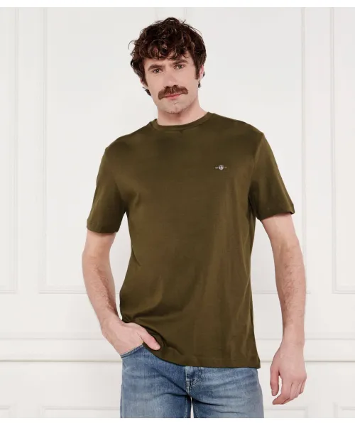 

Футболка Regular fit Gant, зеленый