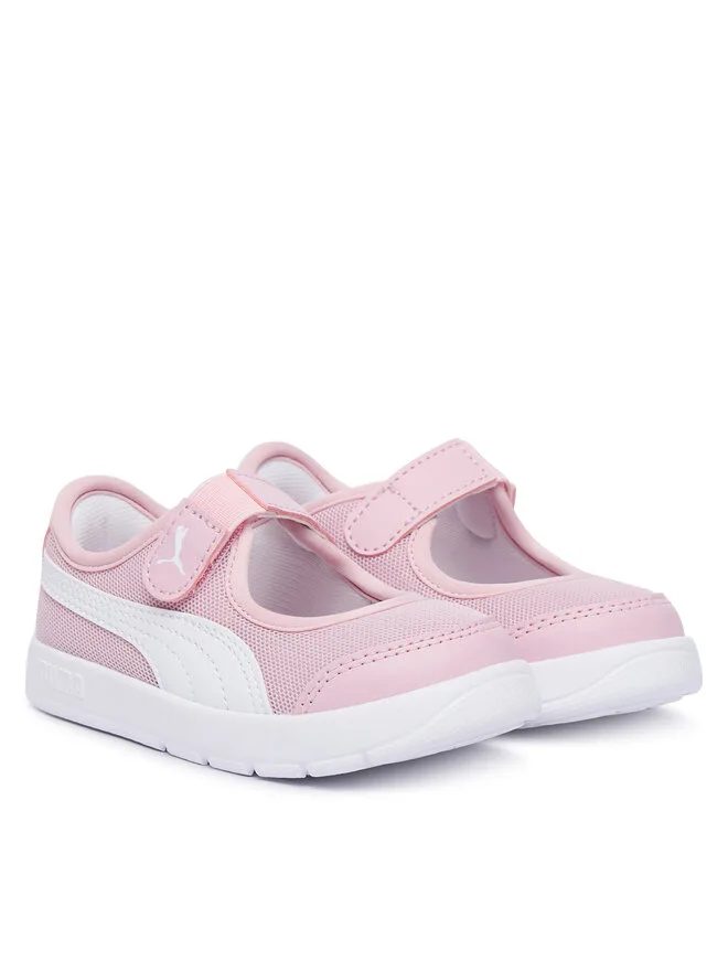 Puma Низкие кроссовки Courtflex v3 Lina V Inf 400579 02 розовые — фото 2