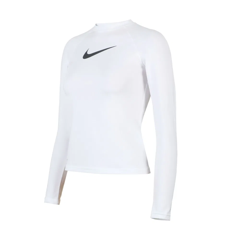 Детский рашгард с длинным рукавом Nike Swoosh белый от Nike Swim