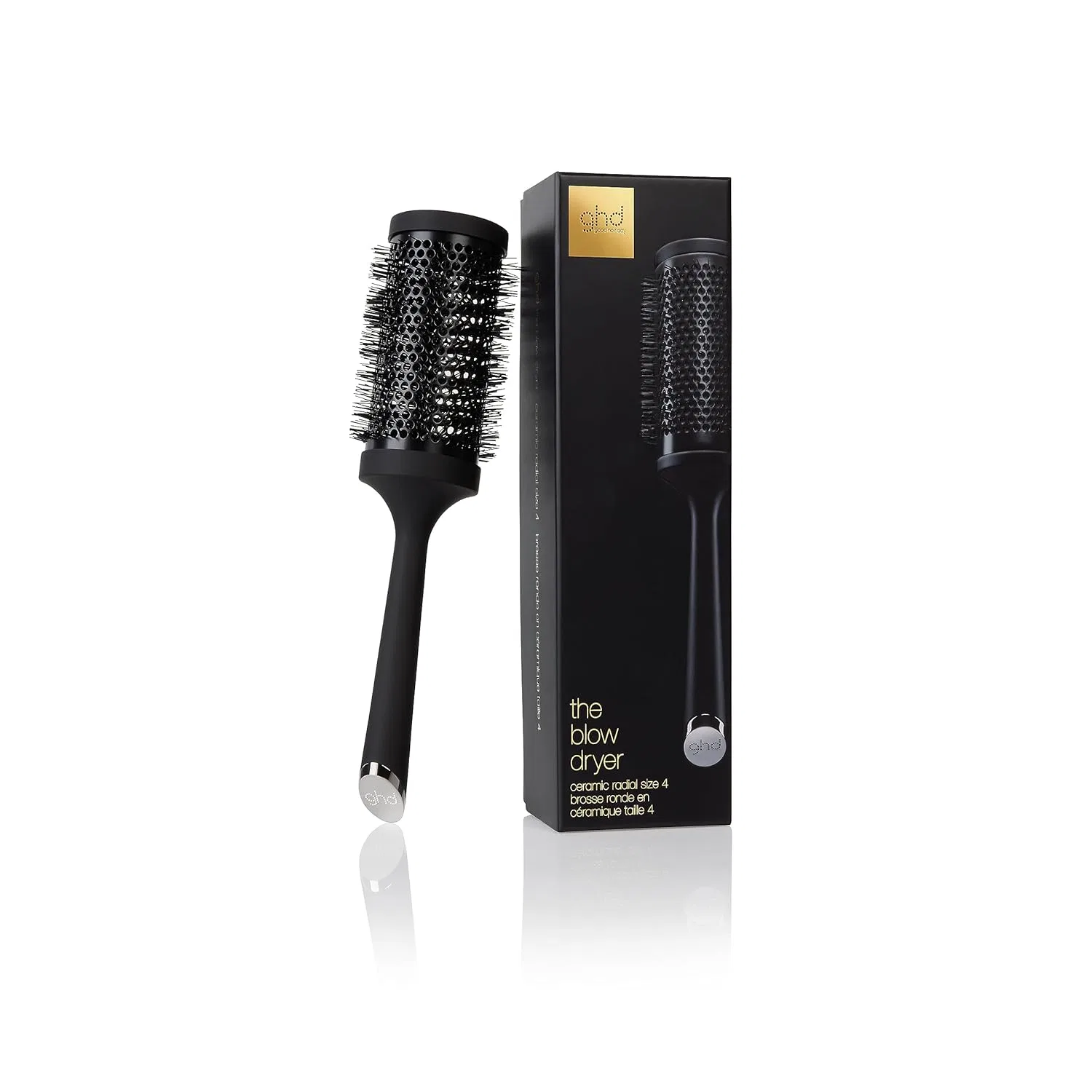 Керамическая вентилируемая радиальная щетка ghd, 55 мм Ghd, Black