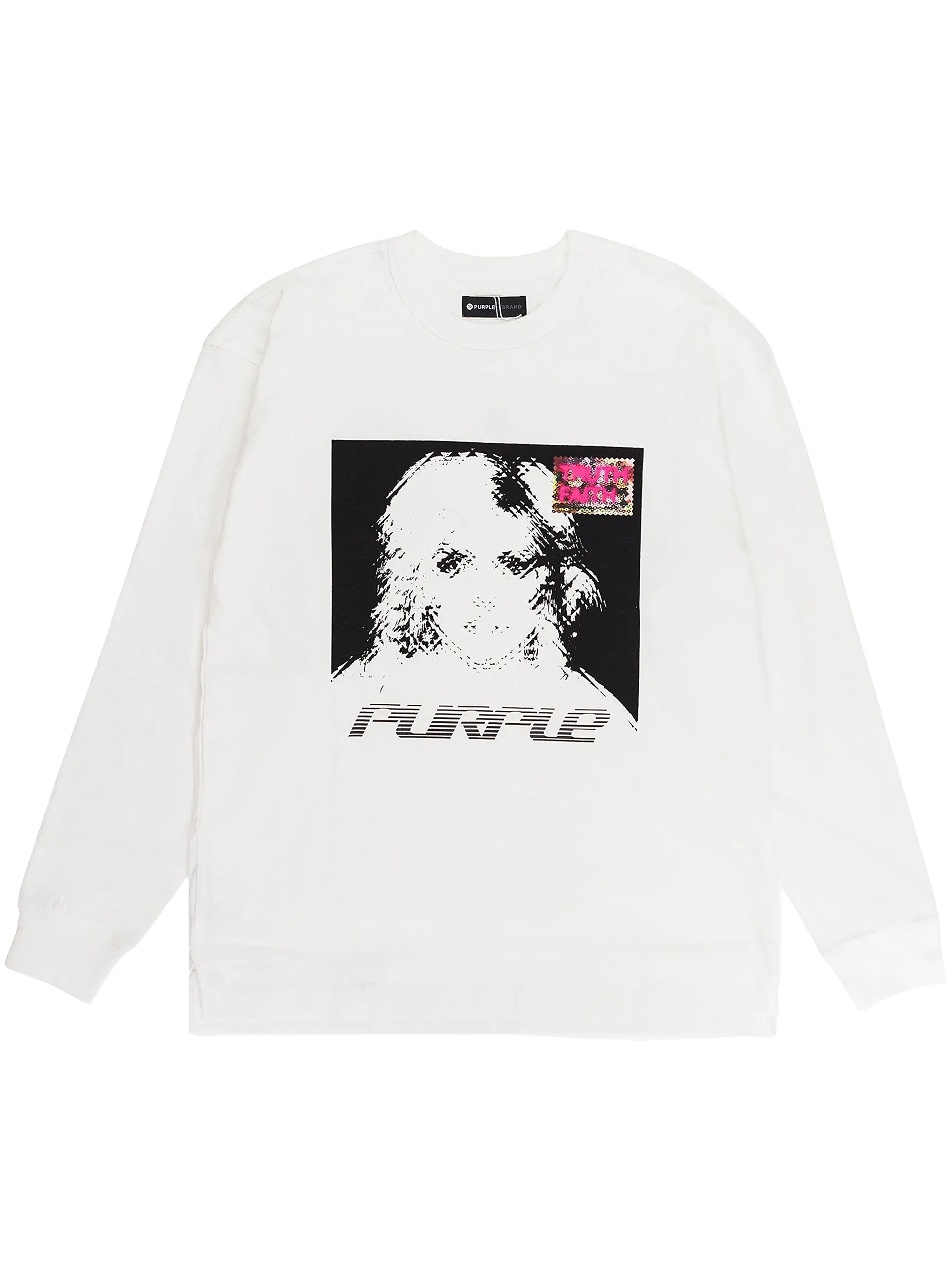 

Футболка с длинными рукавами Purple Brand, белый