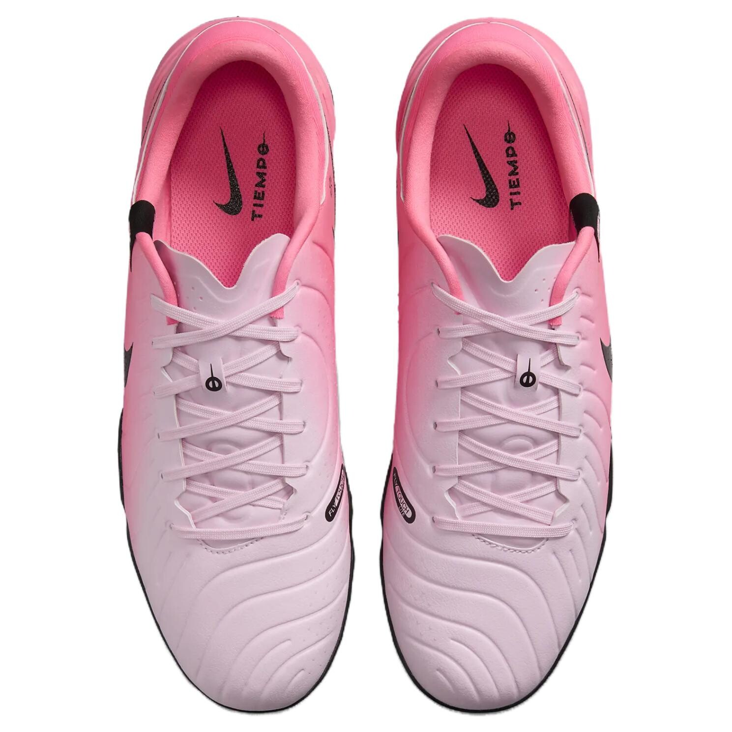 Футбольные бутсы Tiempo Legend 10 мужские низкие розовые пенистые черные Nike — фото 3