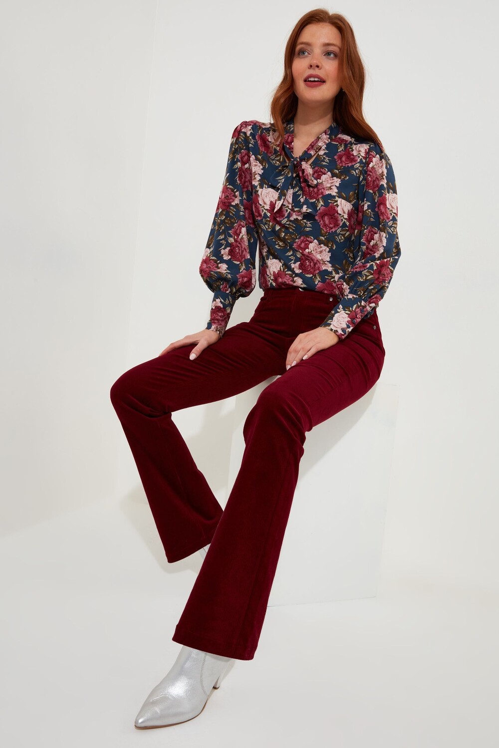 

Брюки Berry Bootcut вельветовые Joe Browns, красный