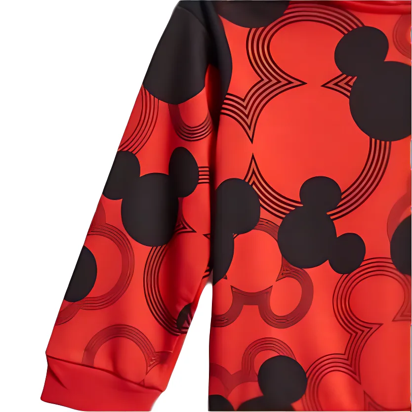 Детский спортивный комплект из 2 предметов DISHINI, LIANMINGKUAN Adidas, Set (Bright Red Top+Black Bottom) — фото 4