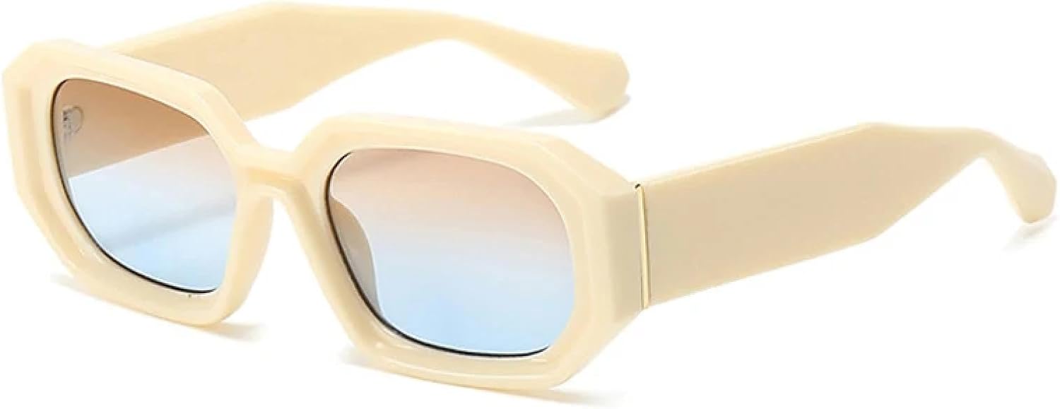 

Ретро-панк солнцезащитные очки для женщин, модные очки с леопардовым принтом, очки для вождения с защитой от УФ-излучения UV400, очки для вождения для мужчин VVTWSSW, Beige-brownblue