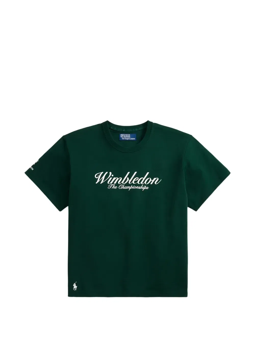Футболка с принтом Wimbledon POLO RALPH LAUREN, зеленый