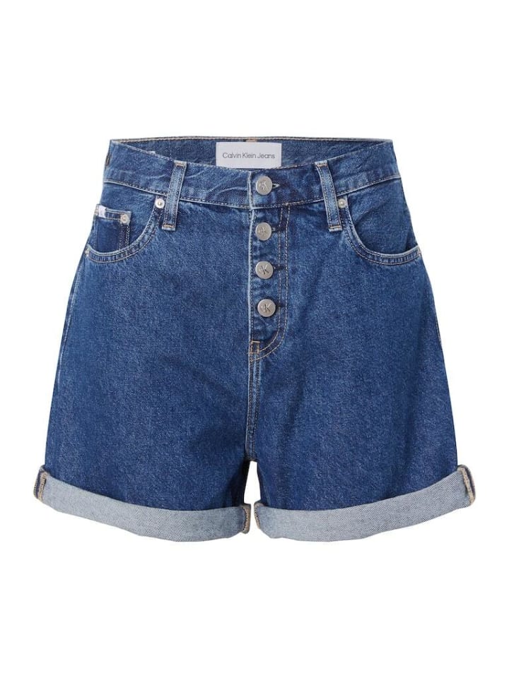 

Тканевые шорты CALVIN KLEIN JEANS, темно-синий
