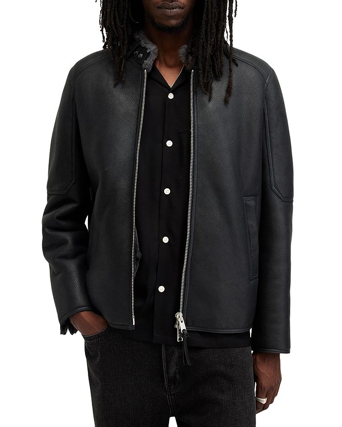 

Кожаная куртка Hayward ALLSAINTS, черный