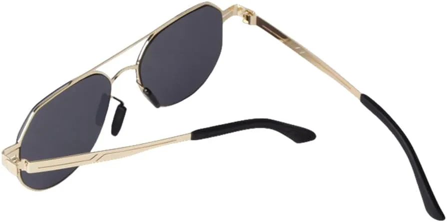 

Модные солнцезащитные очки для вождения, мужские и женские, с градиентным металлическим двойным мостиком, защита от ультрафиолета UV400, SUN660 Generic, C1