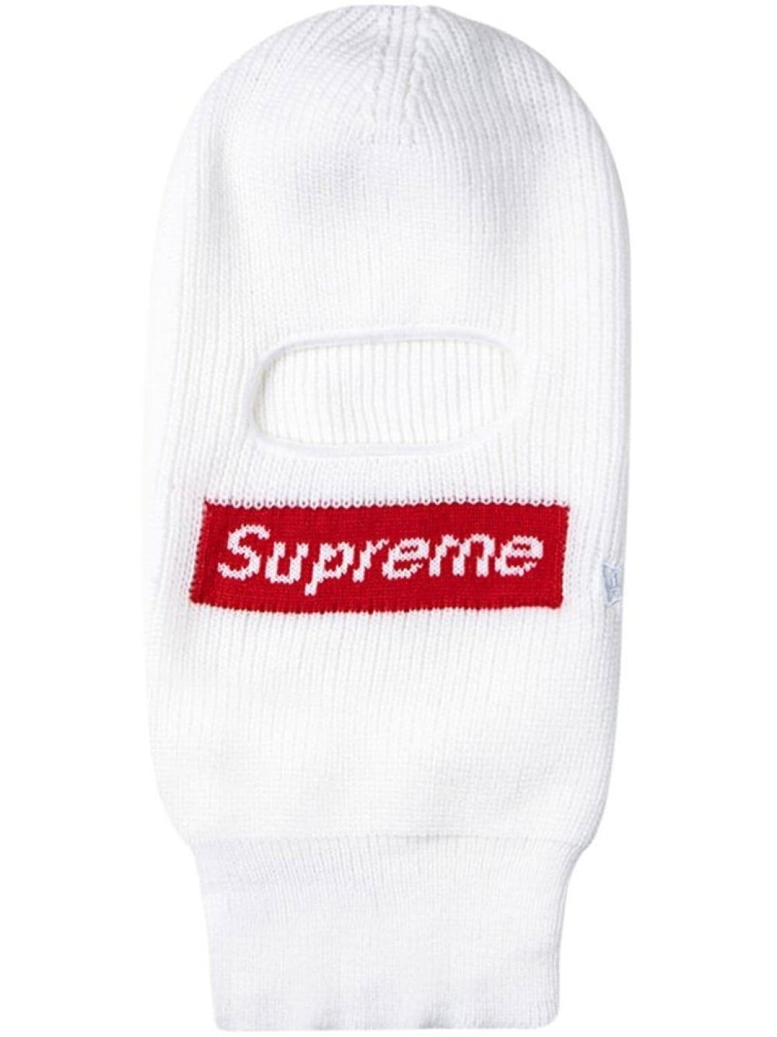 

Supreme балаклава с логотипом из коллаборации с New Era, белый